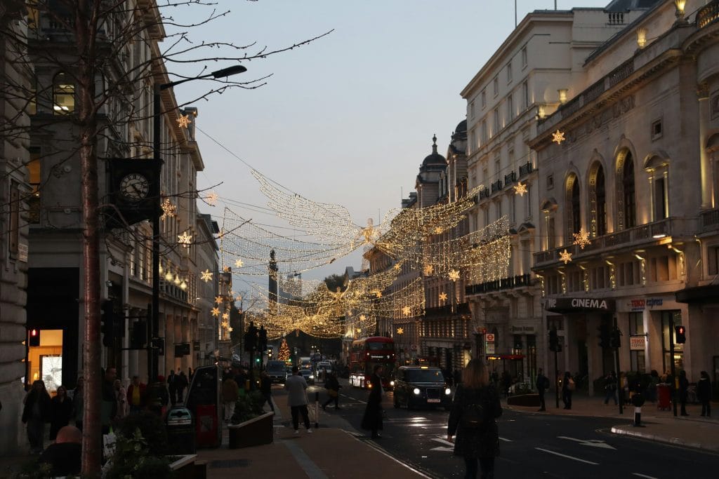 oxford street en navidad