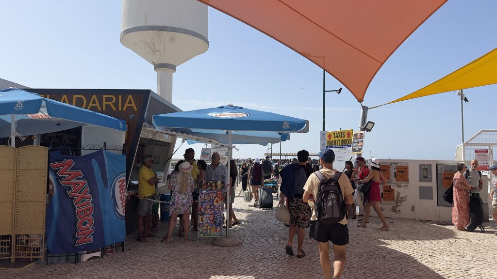 ticket en el puerto de olhao